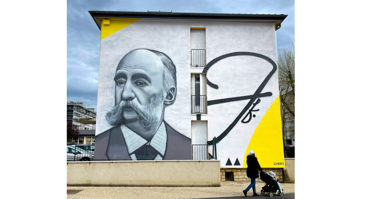 réalisation façade Jules ferry street art chateauroux