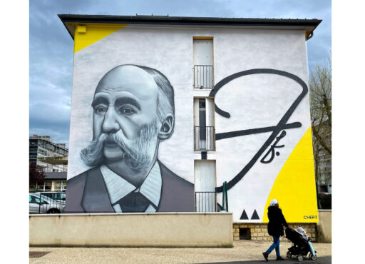 réalisation façade Jules ferry street art chateauroux